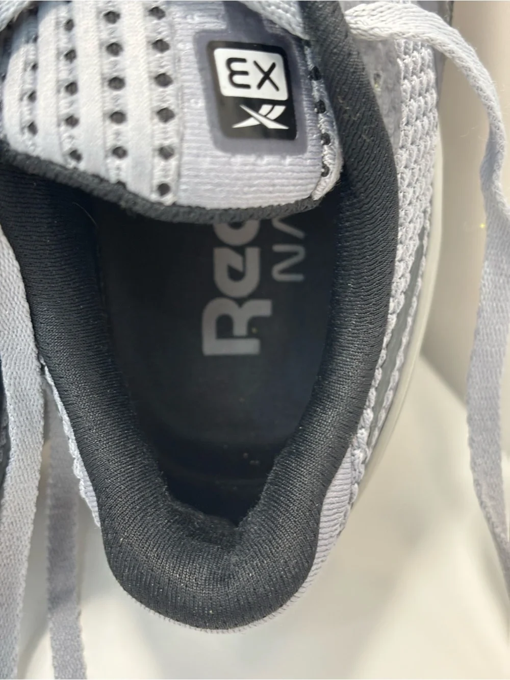 Reebok Nano X3 Shoes Men's Size 9 Cold Grey/Black Mesh Training Sneaker CK11039